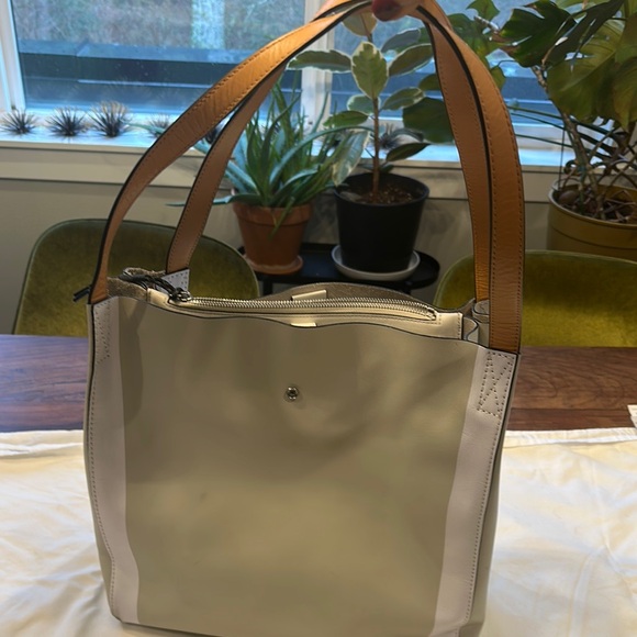 Rag & Bone elegant Gray and White Tote Bag - Picture 5 of 8
